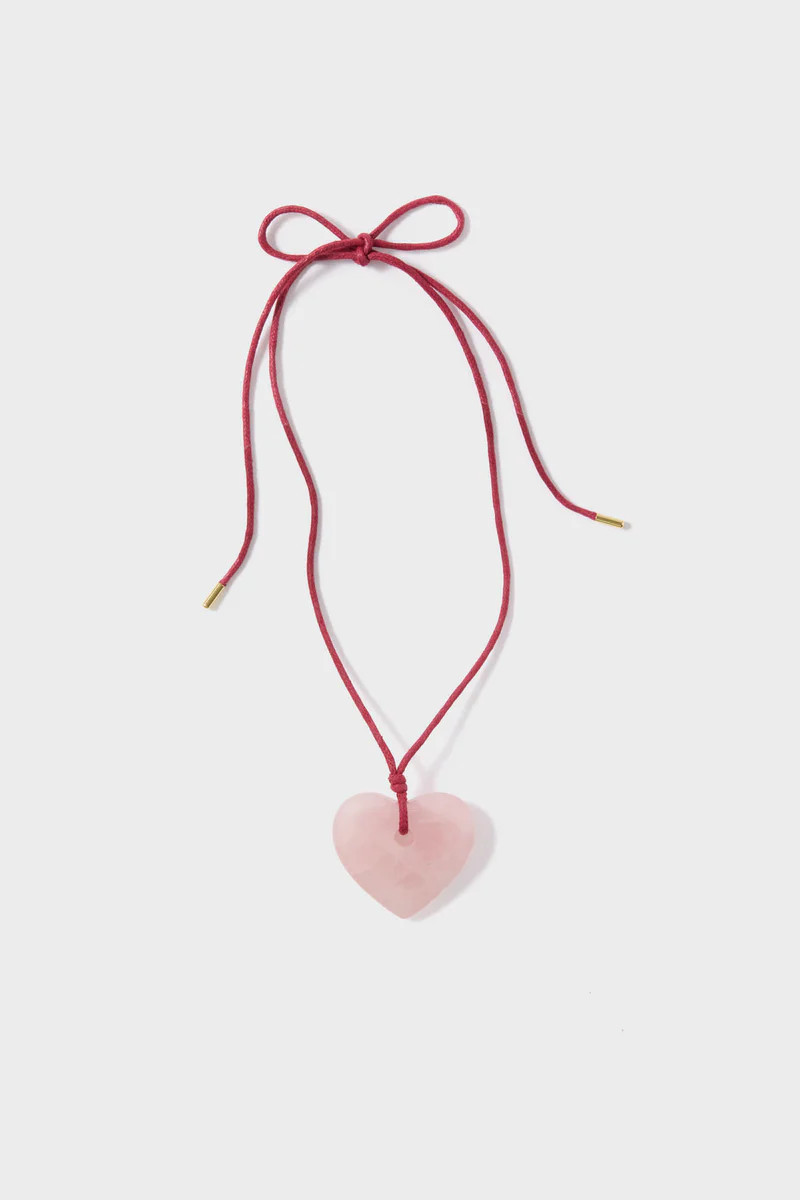 Blush Semi Precious Quartz Amelie Necklace | Tuckernuck (US)