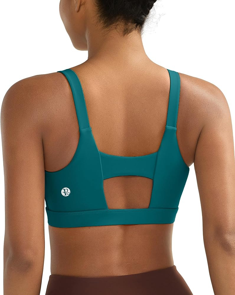 RUNNING GIRL Sports Bra for Women High Support, Molded Cup High Impact Sports Bras with Sewn in P... | Amazon (US)