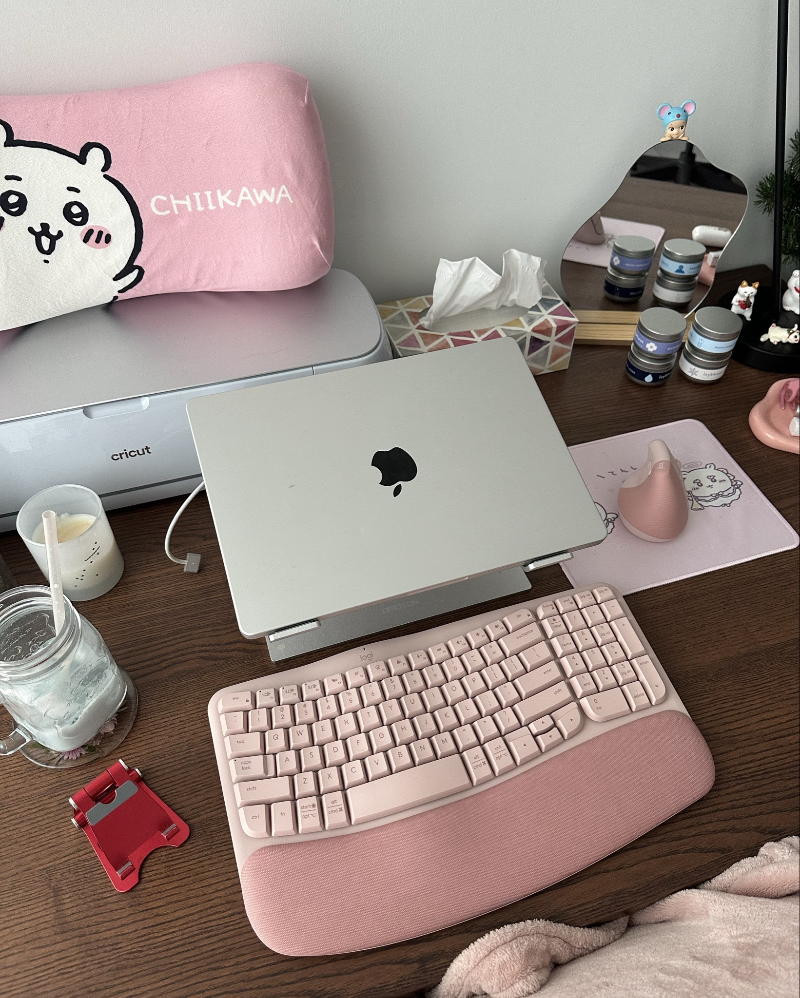 My ergonomic wfh desk setup 💻✨ I got the keyboard on sale for Black Friday, and it even comes with a free mousepad!

#LTKcanada #LTKhome