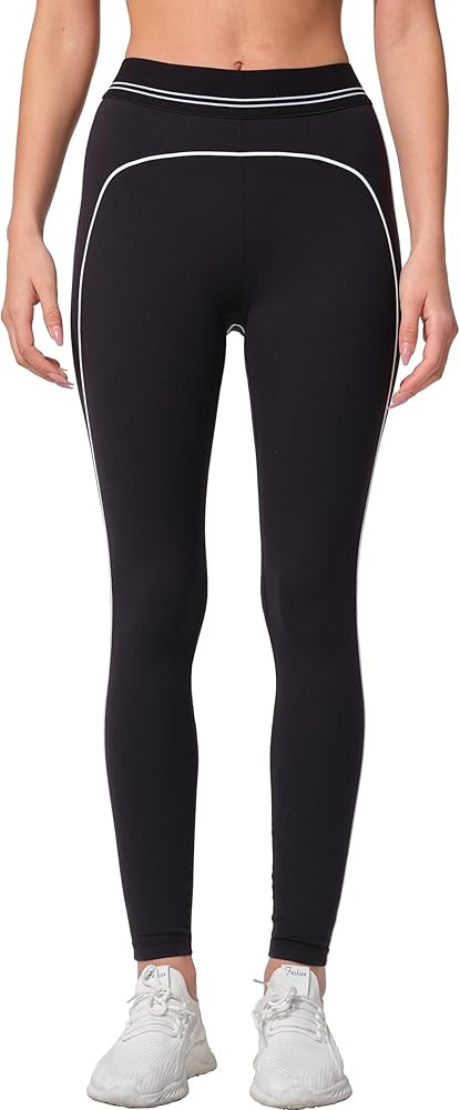 Women's High Waisted Tummy Control Yoga Pants - Ultra Soft 4-Way Stretch Workout Leggings for Gym... | Amazon (US)