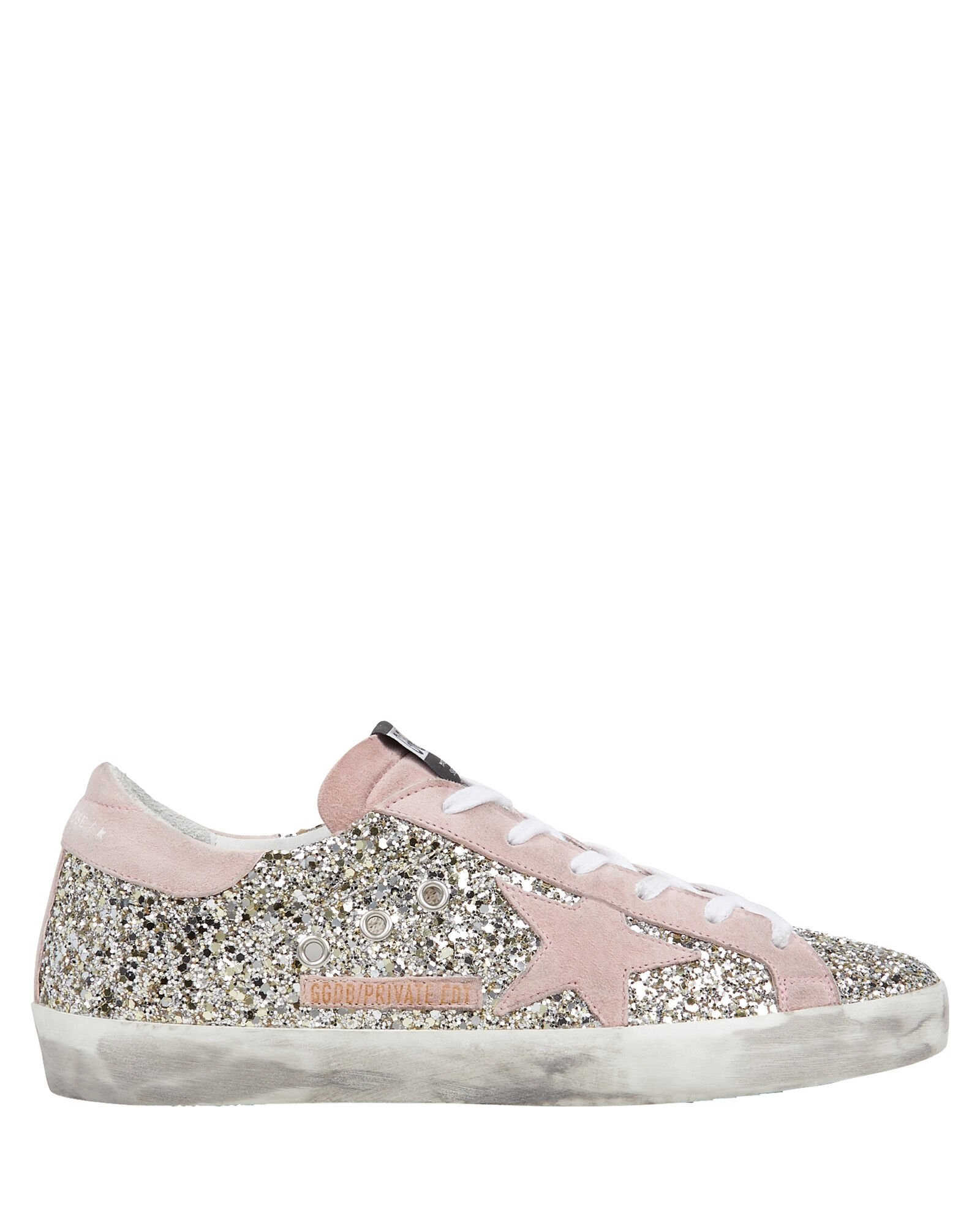 Superstar Glitter Low-Top Sneakers | INTERMIX