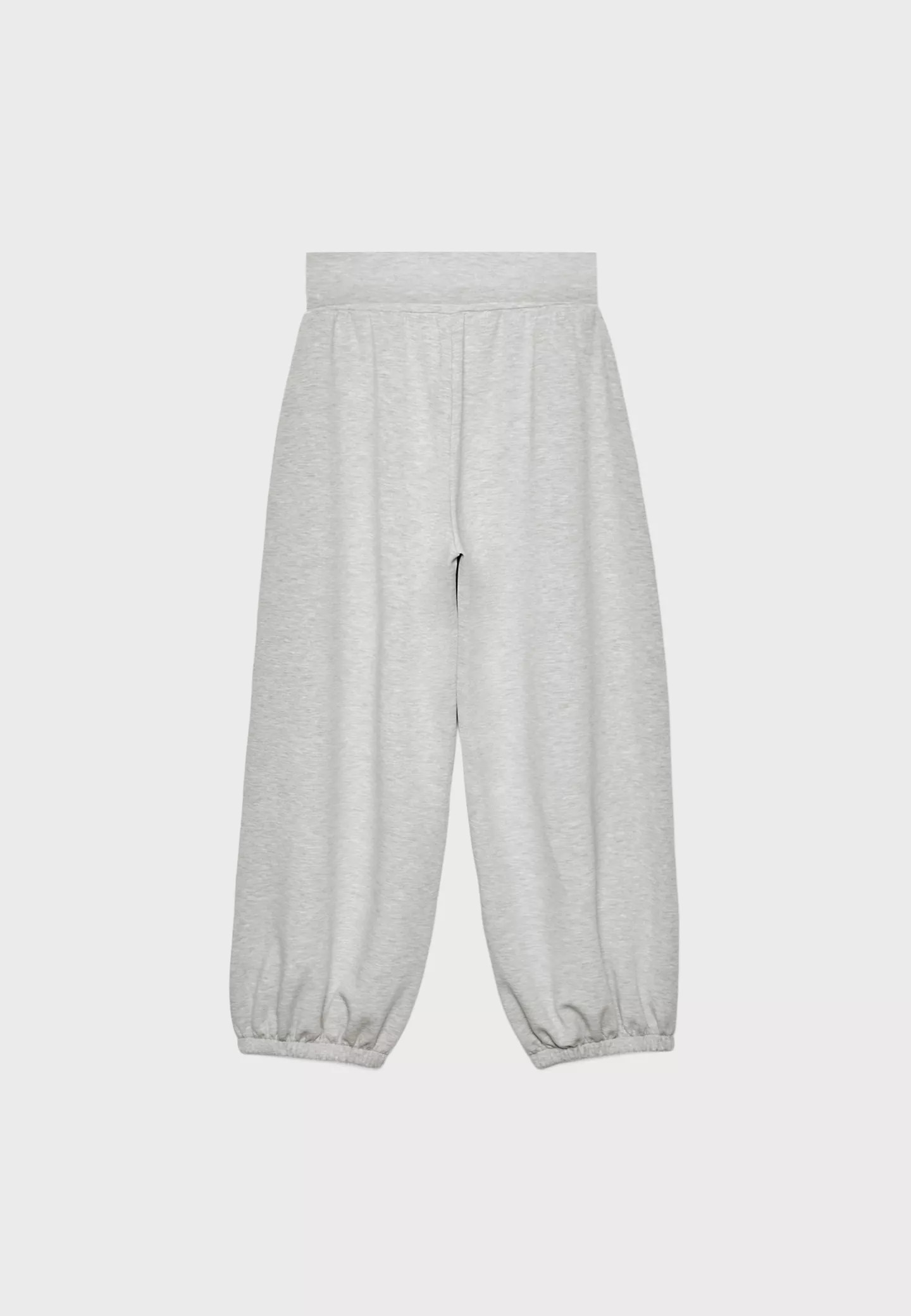Soft-touch balloon jogger trousers with turn-up waist - Women's Co-ord Sets | Stradivarius United... | Stradivarius (UK)