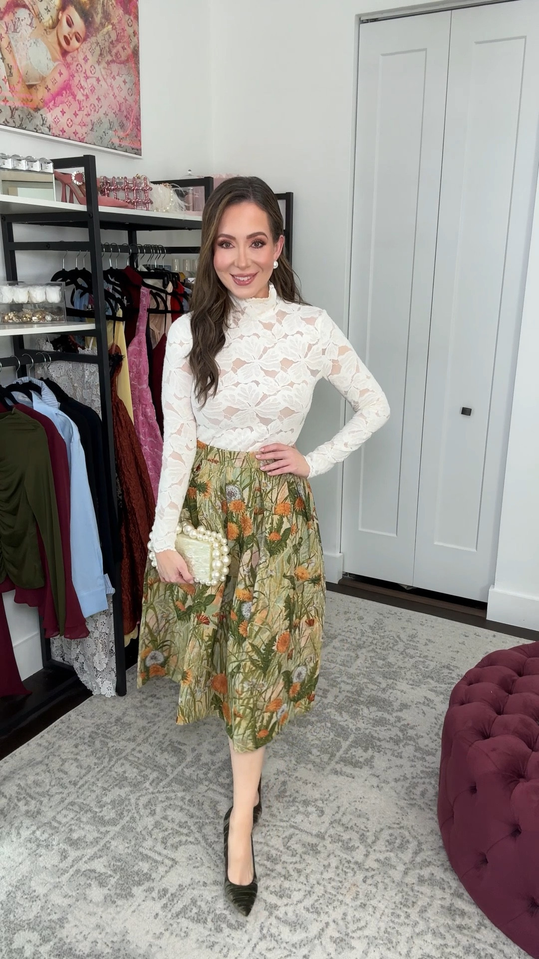 Spring dressing but make it art 🎨🌸
This look from Chicwish feels like wearing a painting, from the delicate sheer lace-inspired top to this stunning floral midi skirt that belongs in a gallery. Romantic, feminine, and made for the prettiest spring days ✨

Which piece is your favorite, the top or the skirt? 🌿 affordable fashion spring style 



#LTKgrwm #LTKOver40 #LTKSeasonal