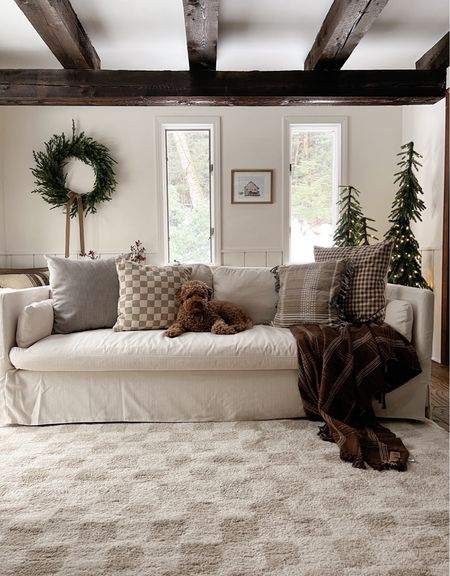 Our sofa is under $500 with free next day shipping. Neutrals living room 

#LTKhome #LTKSeasonal #LTKHoliday