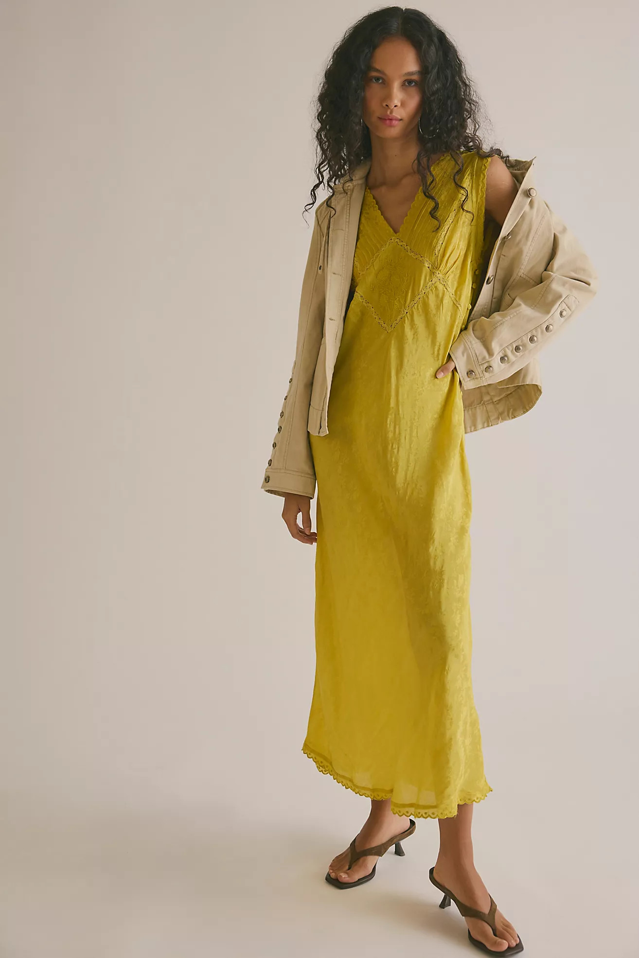 Me & You Satin Midi Slip Dress | Free People (Global - UK&FR Excluded)