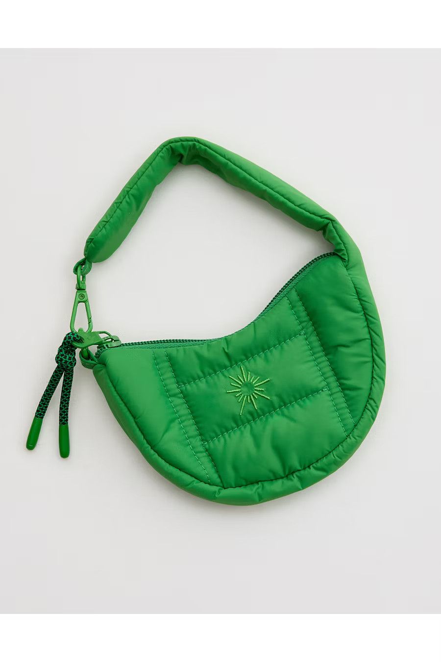 OFFLINE By Aerie Puff Love Mini Clip Bag Women's Emerald One Size | Aerie