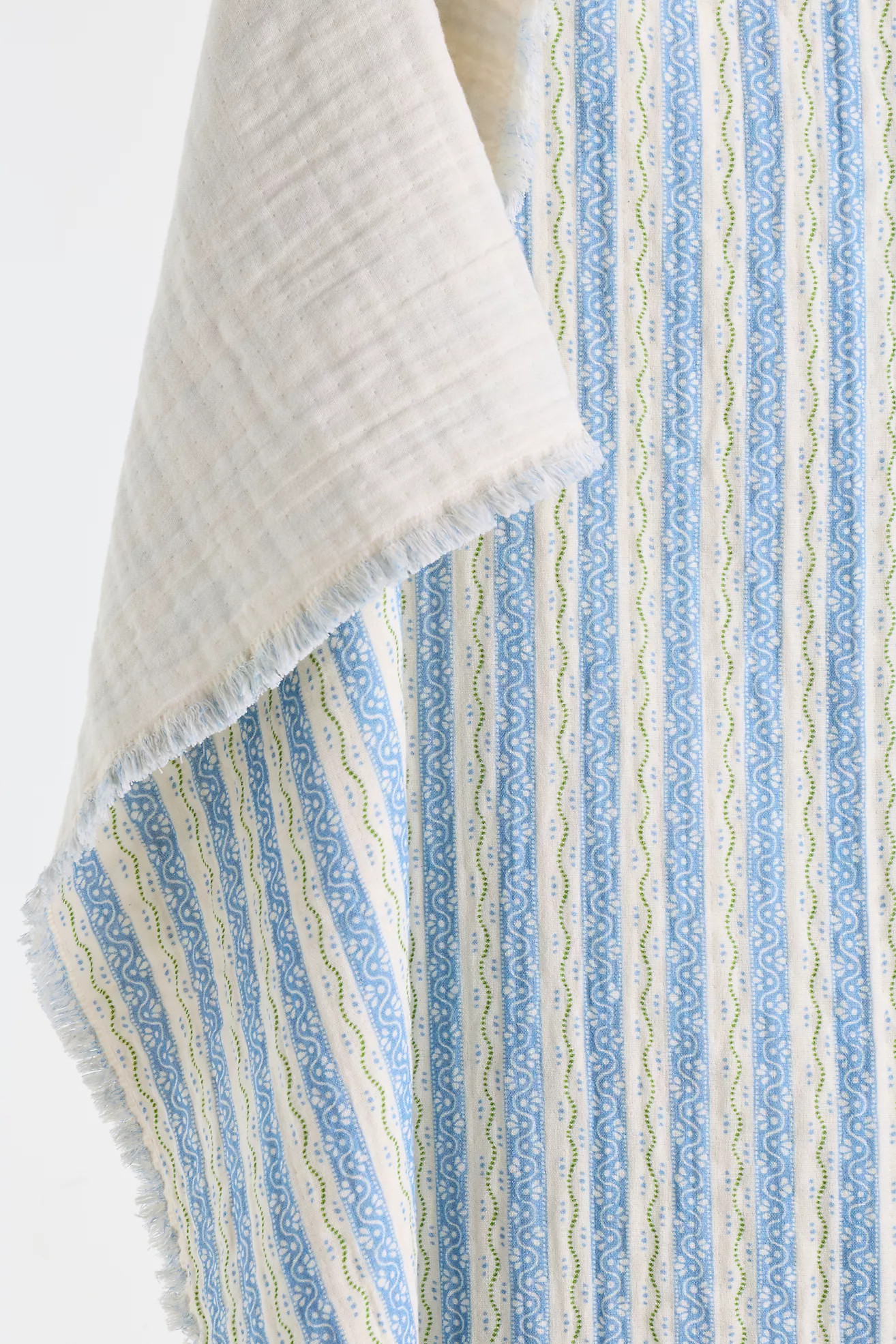 Ana Cotton Gauze Woven Throw Blanket | Anthropologie (US)
