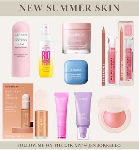 Summer make up 
Summer skin care 
Summer glow 
