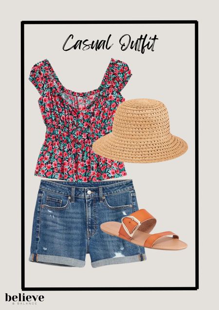 This simple casual outfit is a great summer dress for your running errands outfits or a casual date night outfit or even a vacation outfit. 

#LTKstyletip #LTKFind #LTKSeasonal
