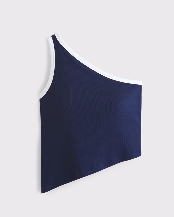 YPB Active Rib Asymmetrical Tank | Abercrombie & Fitch (US)