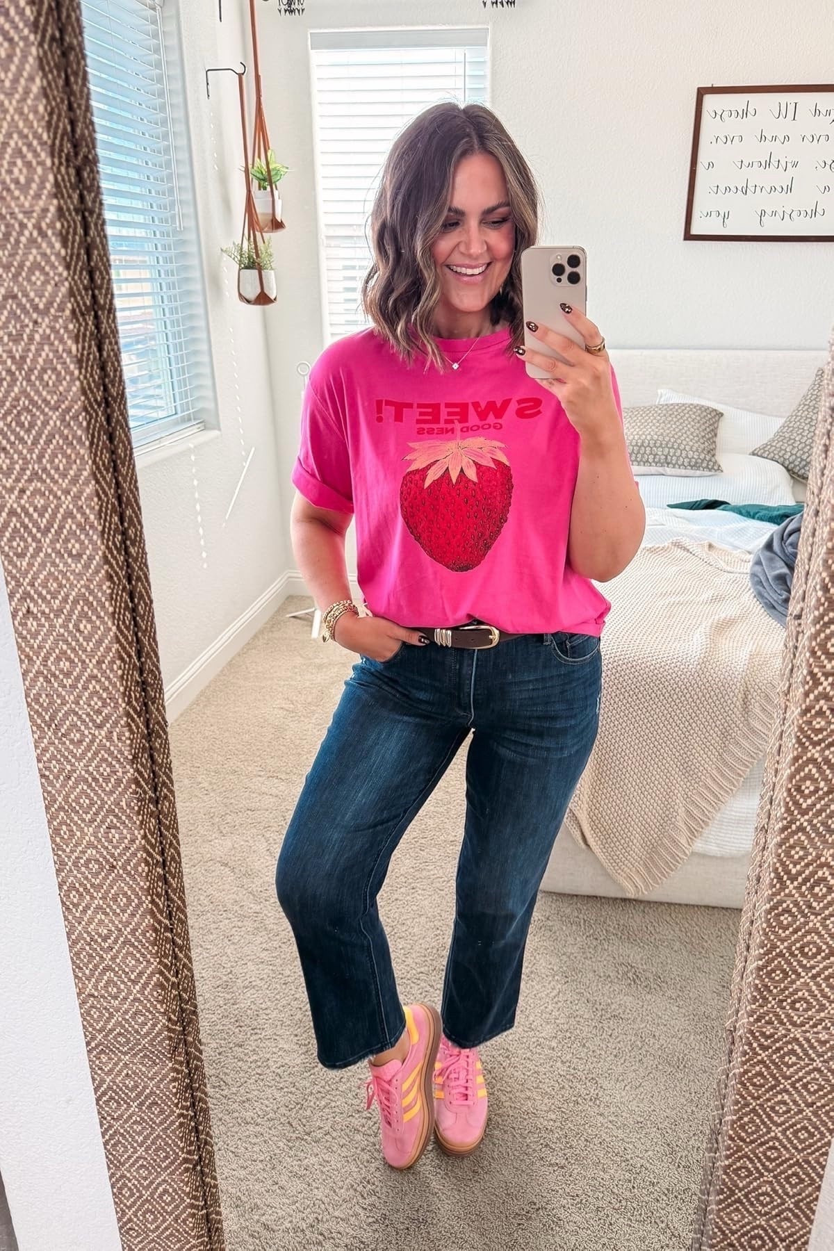 This graphic tee is so cutieee!!

tee oversized wearing medium // jeans size 12 // adidas tts 

casual style, amazon tee, amazon fashion, jeans, democracy denim, democracy jeans, jeans, denim, casual fashion, Courtney Hamilton, California

#LTKMidsize #LTKootd #LTKValentine