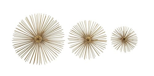 Deco 79 50370 Metal Gold Wall Star Set of 3 | Amazon (US)