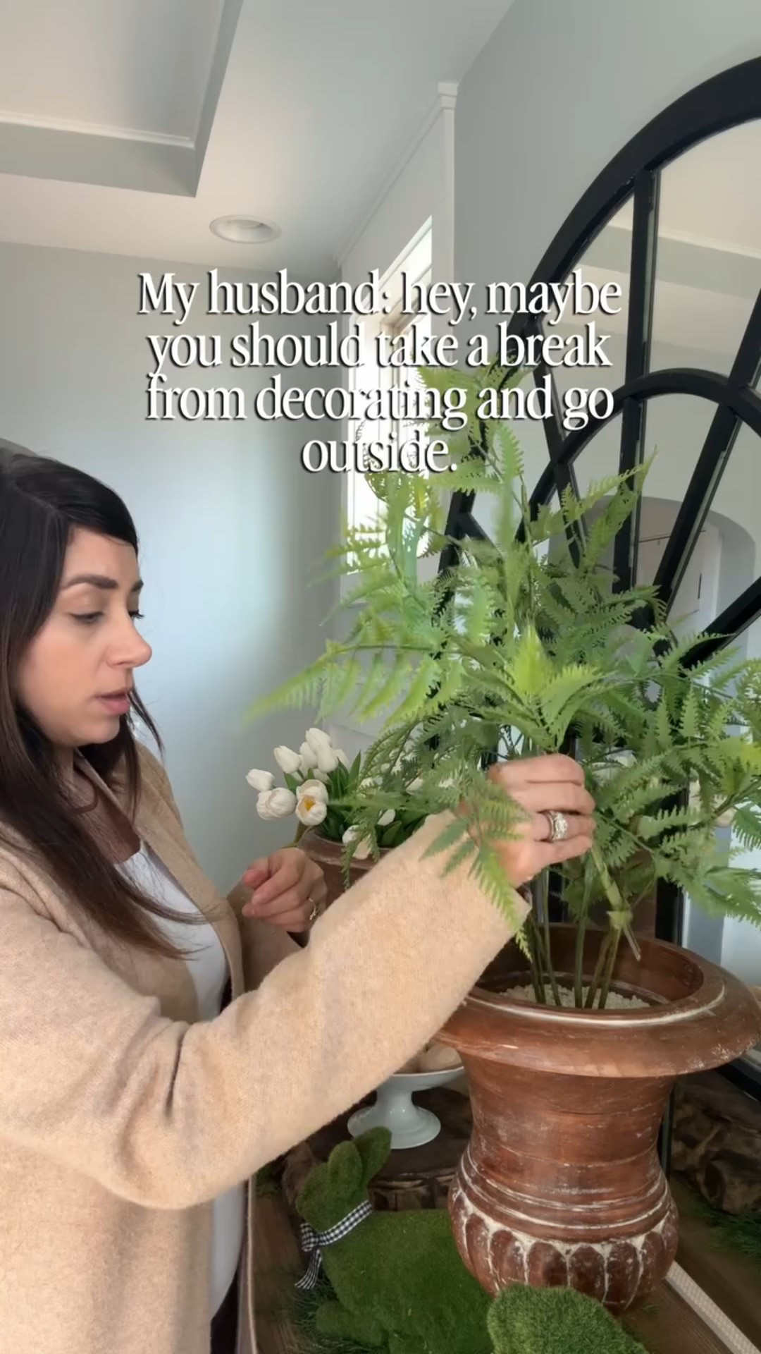 It’s a good thing I live in North Carolina and we’re rarely buried under feet of snow… sorry, New York. 😬

But honestly? It takes a lot to get me out there anyway. I’m a proud homebody and my idea of fun is decorating.

If that sounds like you, you’re in the right place.

#HomebodyLife
#InteriorDesignerLife
#HomeDecorHumor
#WomenWhoLoveHome
#decoratingideas
