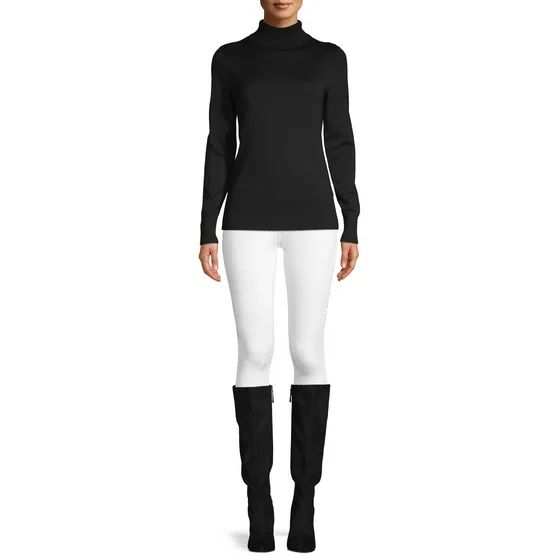 Women's Turtleneck Sweater | Walmart (US)