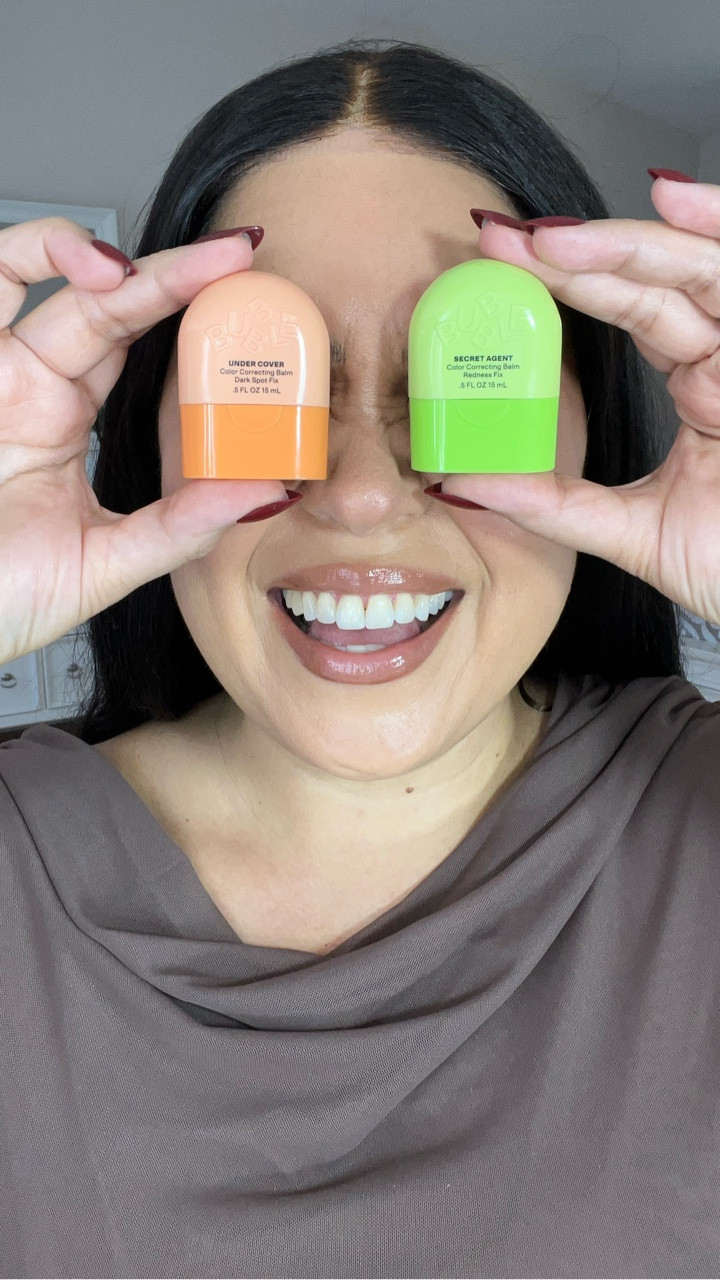 New drugstore color correcting balm from @bubble is over 40 approved! 

All my recommendations are always listed in #ltk 

#colorcorrecting #matureskinmakeup #over40beauty #nofiltermakeup #drugstoremakeup

#LTKOver40 #LTKFindsUnder50 #LTKBeauty