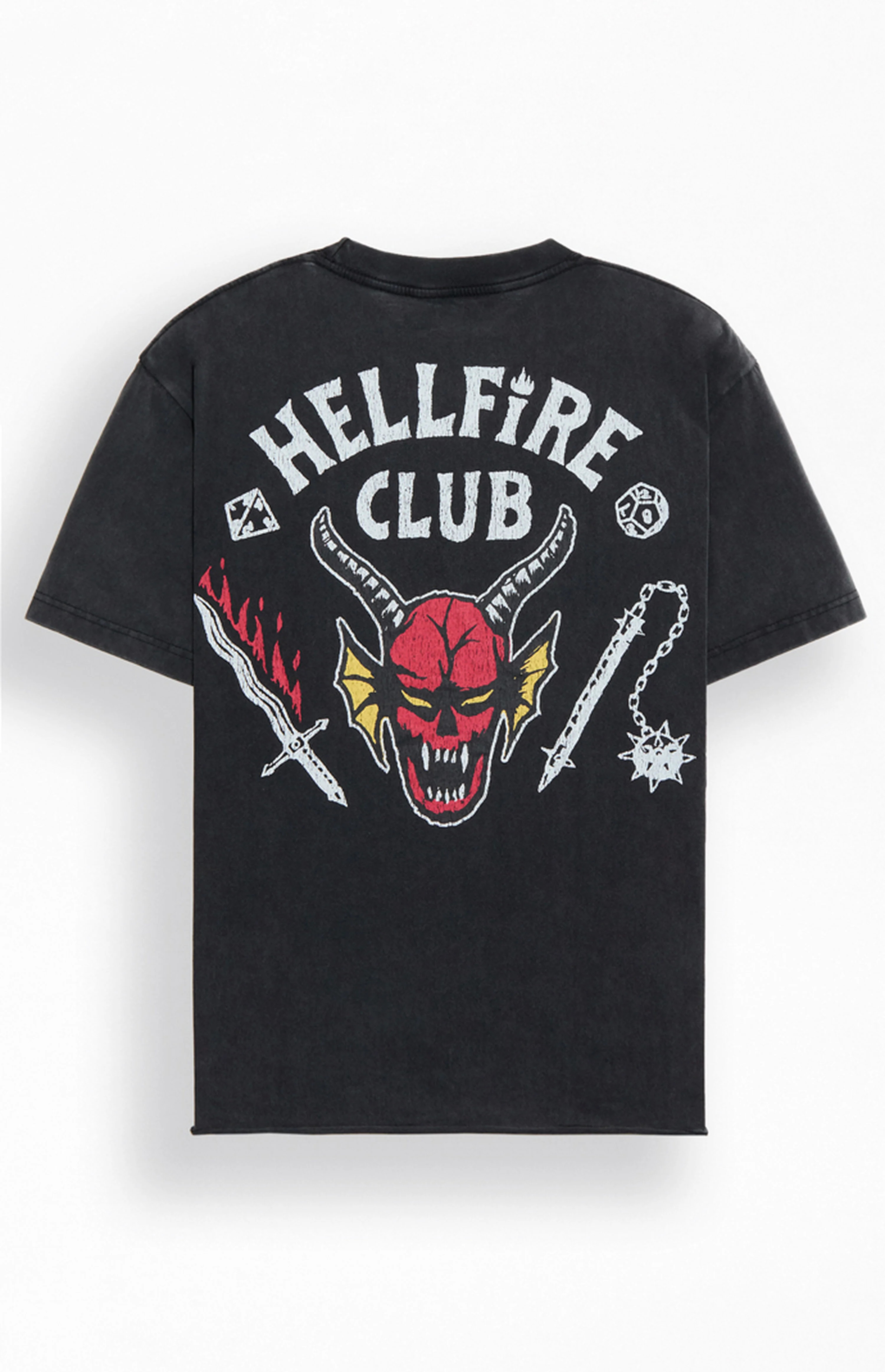 Netflix x Stranger Things Hellfire Club Cropped T-Shirt | PacSun
