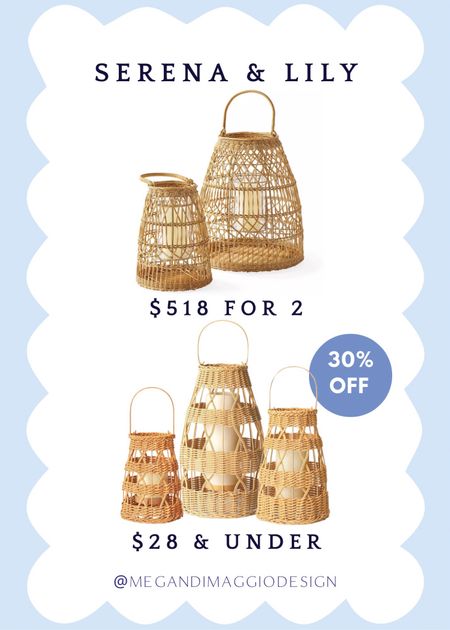 Yay!! These best selling Serena & Lily outdoor LED lantern looks for less are now 30% OFF!! 🤯🙌🏻✨ I have the medium size and it’s so pretty and completely weather proof ☀️🌧️ Save hundreds and snag three all $28 & under now!

#LTKFindsUnder50 #LTKSaleAlert #LTKHome