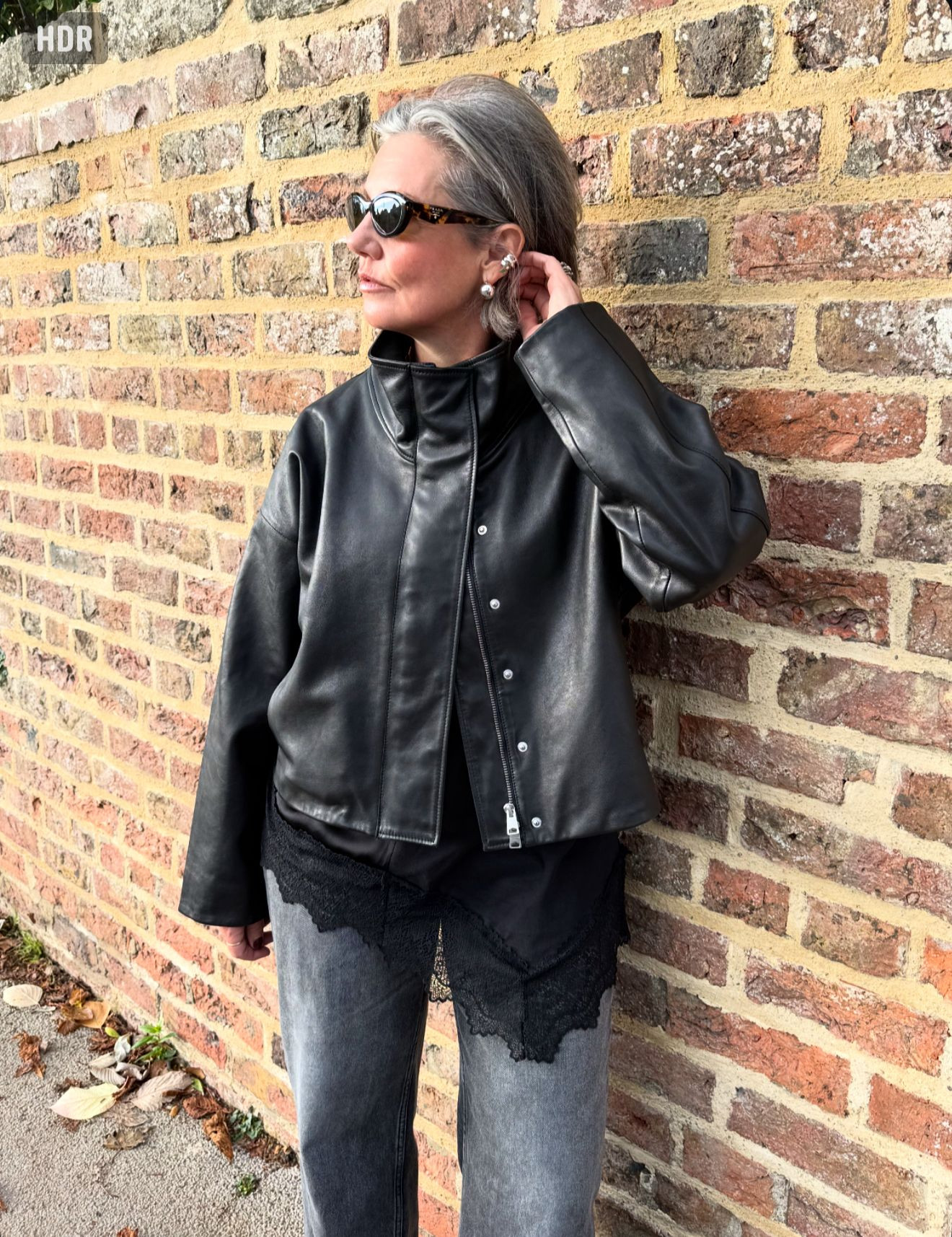 Leather & Lace with AllSaintss
Wearing jeans size 29
Top size Small
Leather Jacket size 12/Mediumm

All Saints outfit, black leather jacket, grey jeans, black lace t-shirt, all black outfit, autumn fashion, transitional style, outfit ideas  

 

#LTKautumn #LTKstyletip #LTKuk