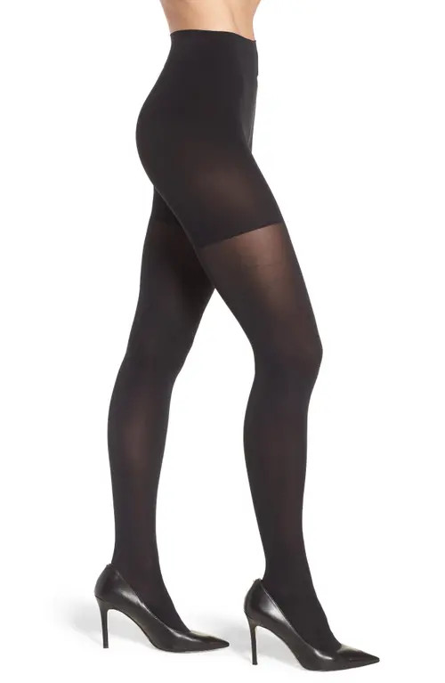 Wolford Tummy 66 Control Top Tights in Black at Nordstrom, Size X-Large | Nordstrom