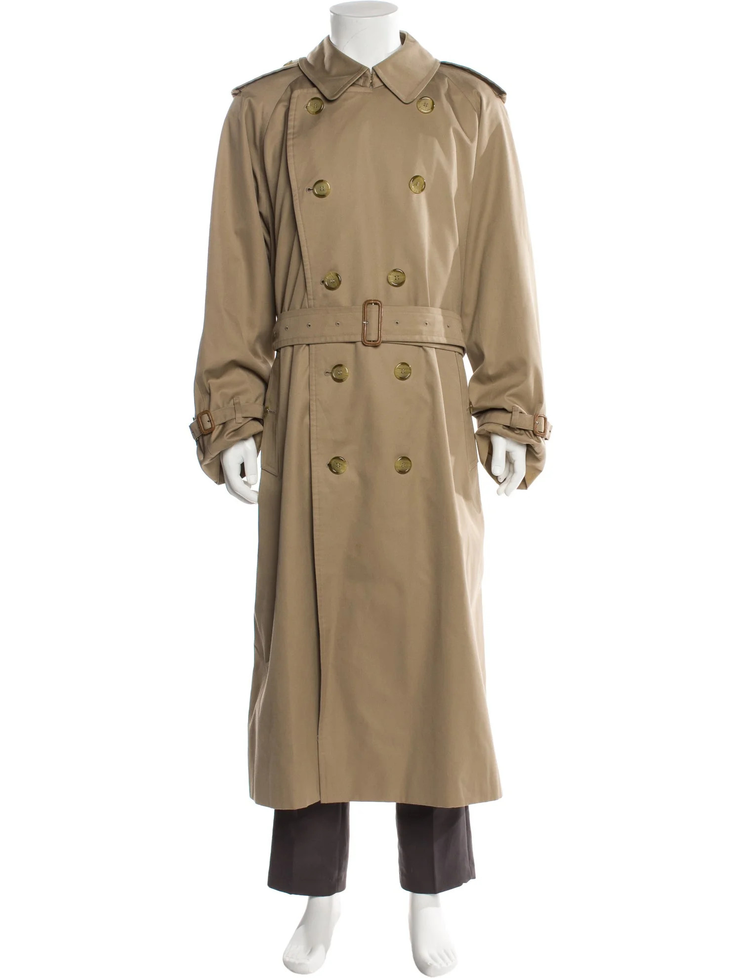 Nova Check Pattern Trench Coat | The RealReal