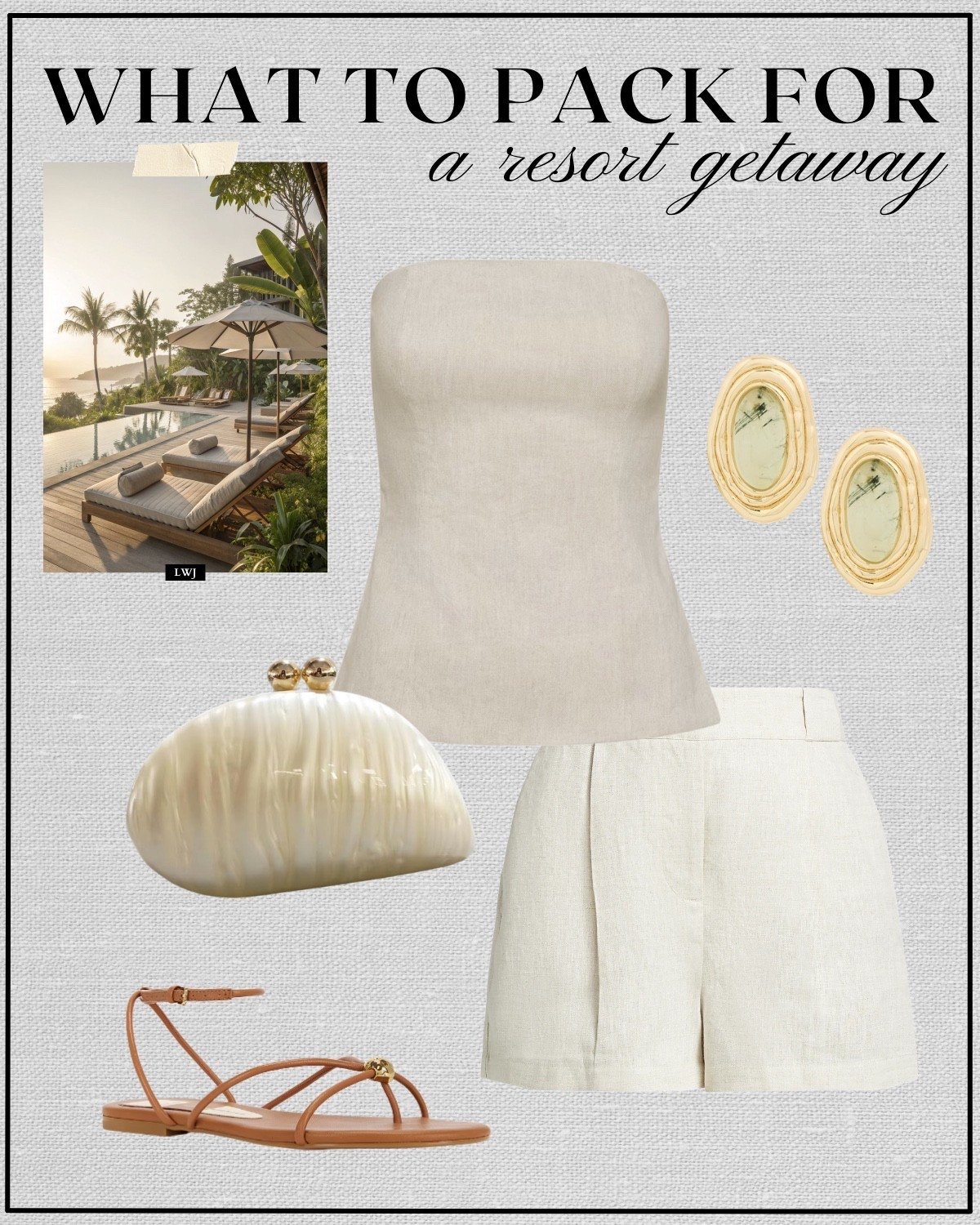 what to pack for a resort getaway

beach vacation / resortwear / monday swimwear / aritzia linen lodge pants / tailored shorts / matching set / dressy outfits / elevated style 

 

#LTKTravel
