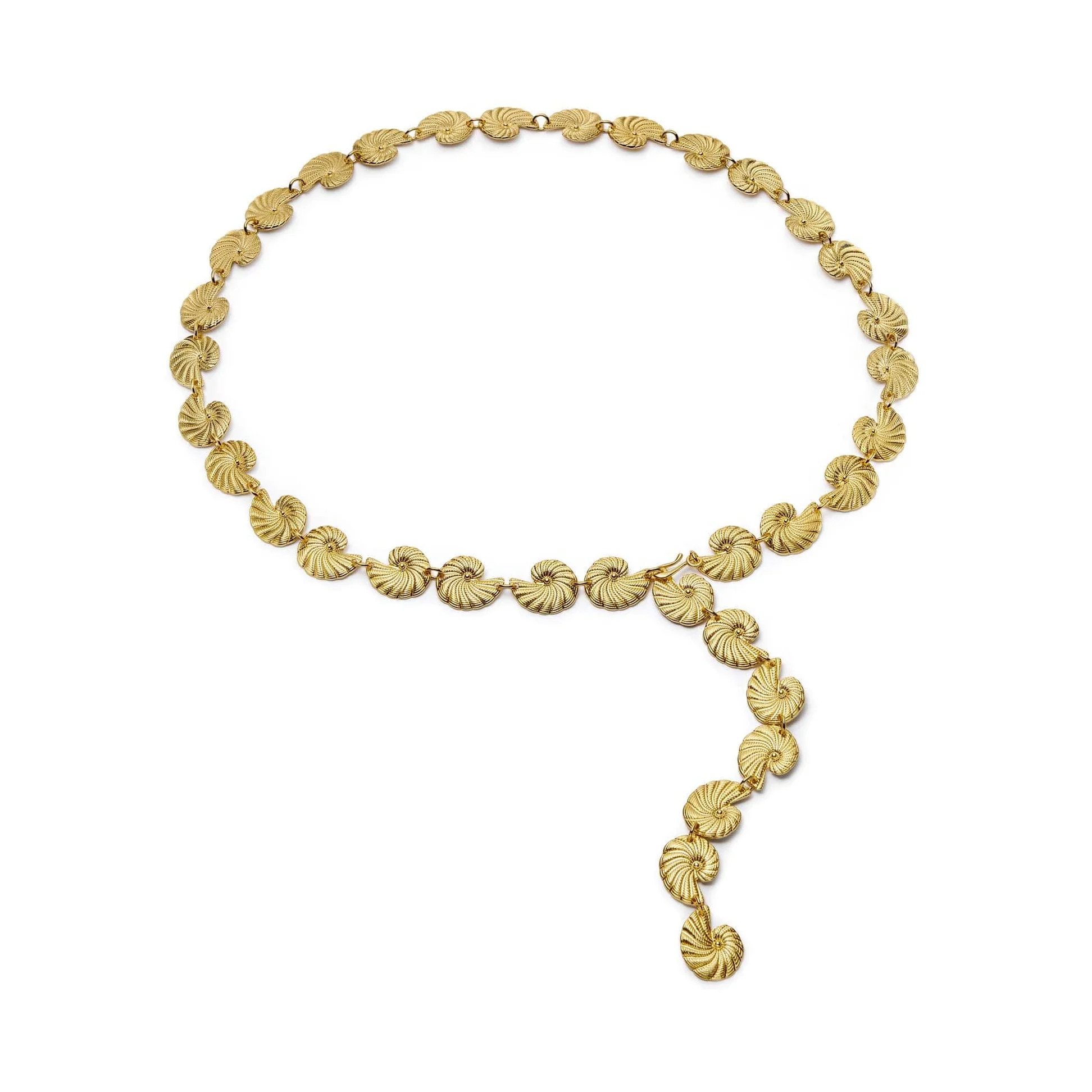Polly Shell Belt 18ct Gold Plate | Daisy London Jewellery