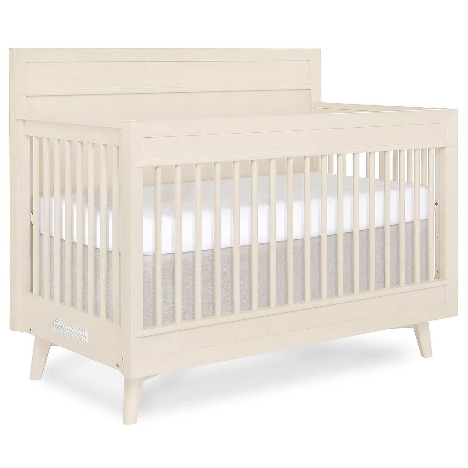 Evolur Loft Antilia Mid-Century 4-in-1 Convertible Crib in Vanilla Bean, JPMA Certified, Modern N... | Amazon (US)