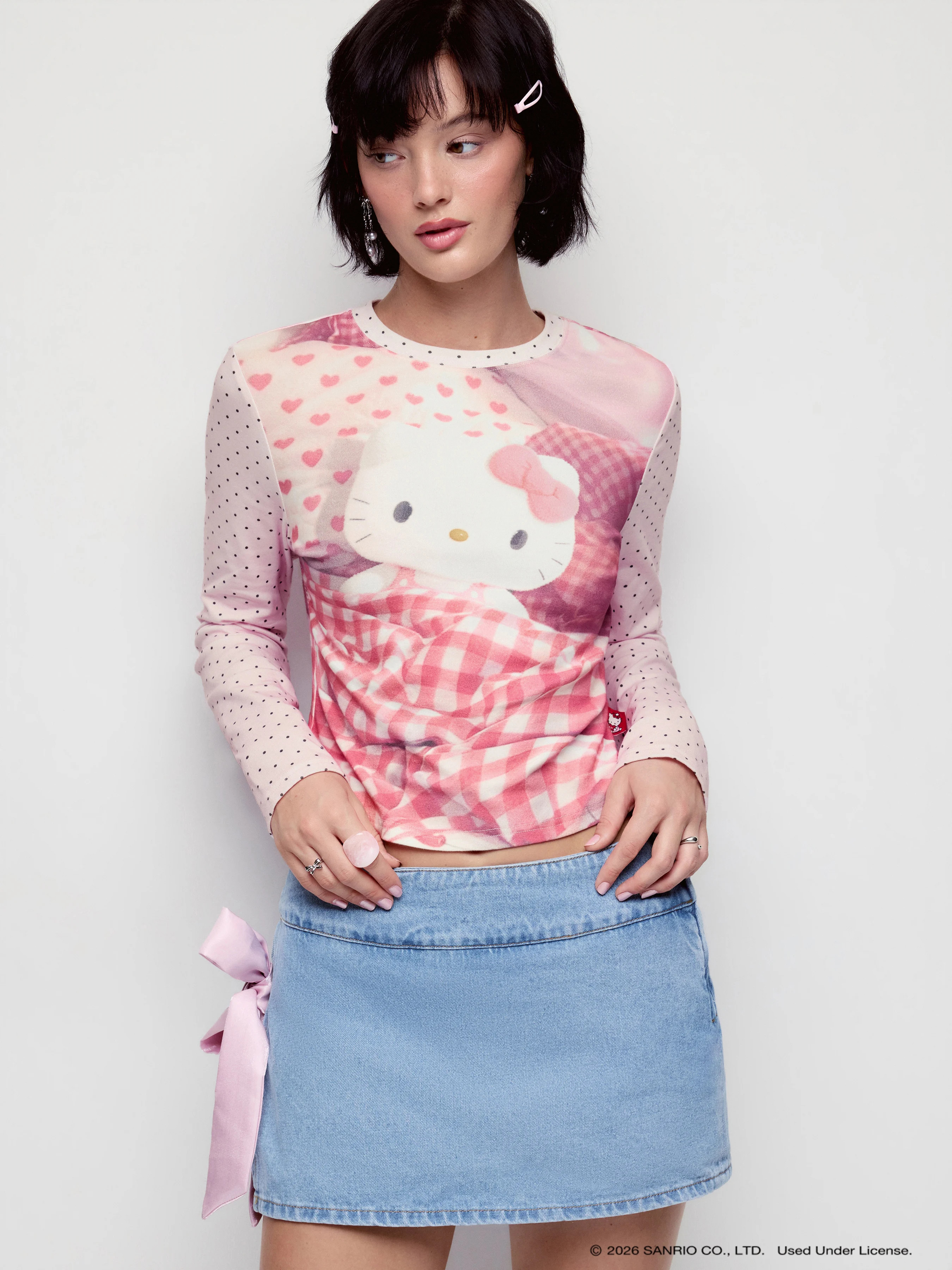 Story Time Cotton Blend Graphic Long Sleeve | Cider