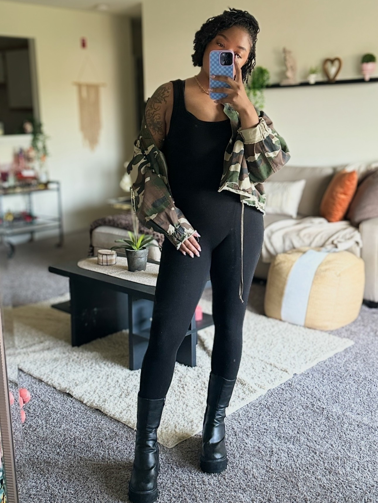 Here’s a casual outfit to wear! Jumpsuits are super easy to dress up or down. Linked similar pieces since everything here is thrifted ❤️

#LTKootd