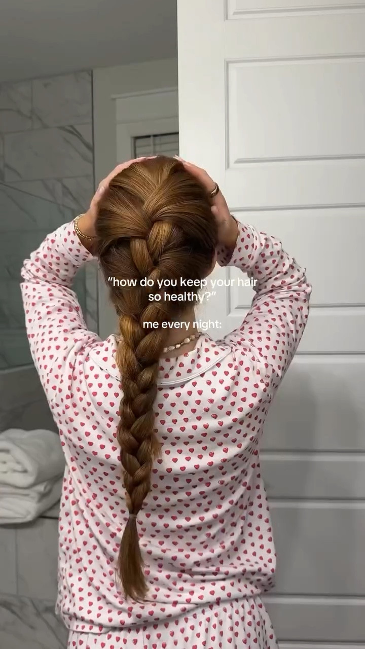 a French braid is gonna do it for me every time