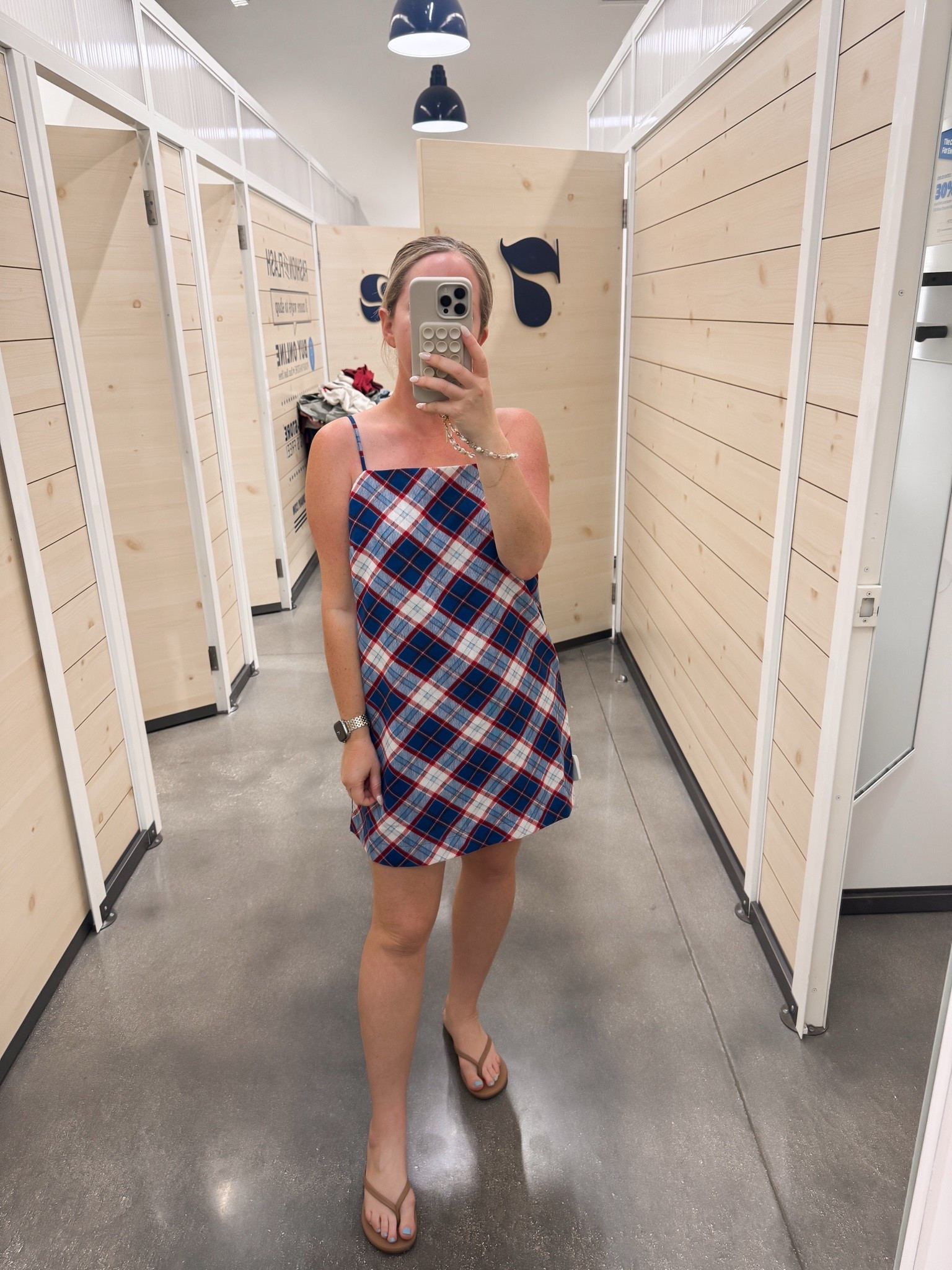 July 4th dress, red plaid dress, summer dress on sale wearing a small. Fourth of July dress petite dress

#LTKPetite #LTKOver40