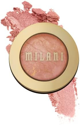 Milani Baked Blush, Powder Blush for Cheeks, Cruelty Free Makeup - Shape, Contour & Highlight Fac... | Amazon (US)