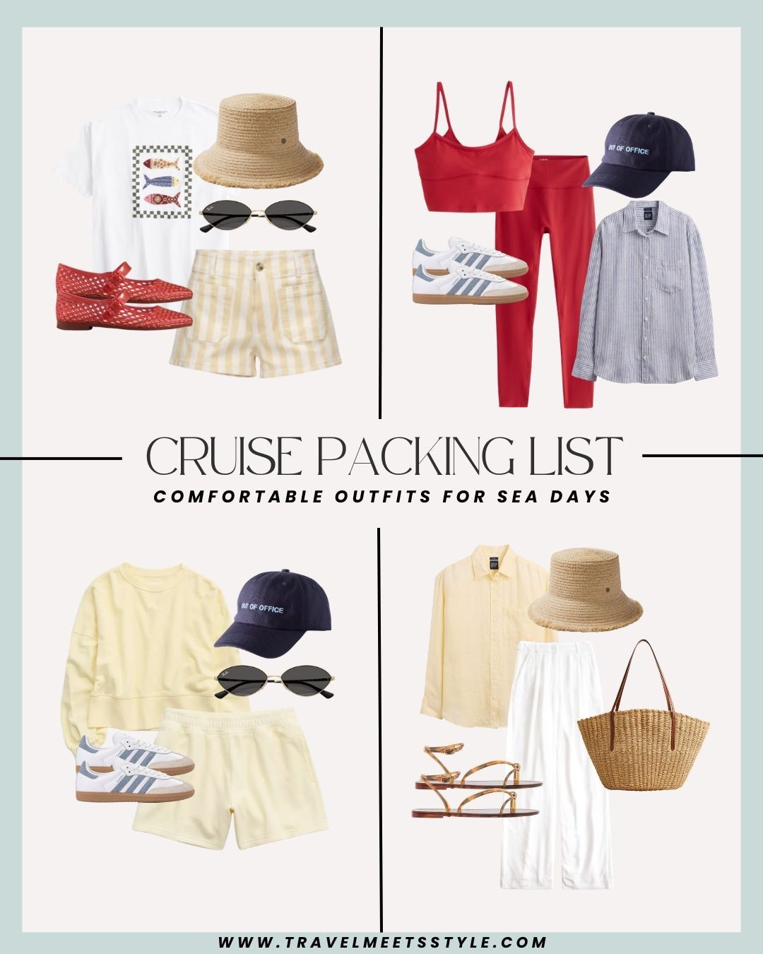 Headed on a cruise and need some help packing for your trip? This is your destination for the ultimate cruise packing list. Explore here for cruise outfits (including comfortable cruise outfits for sea days as pictured) + cruise essentials for every adventure 🚢 Visit travelmeetsstyle.com to read the full post! 

#LTKTravel