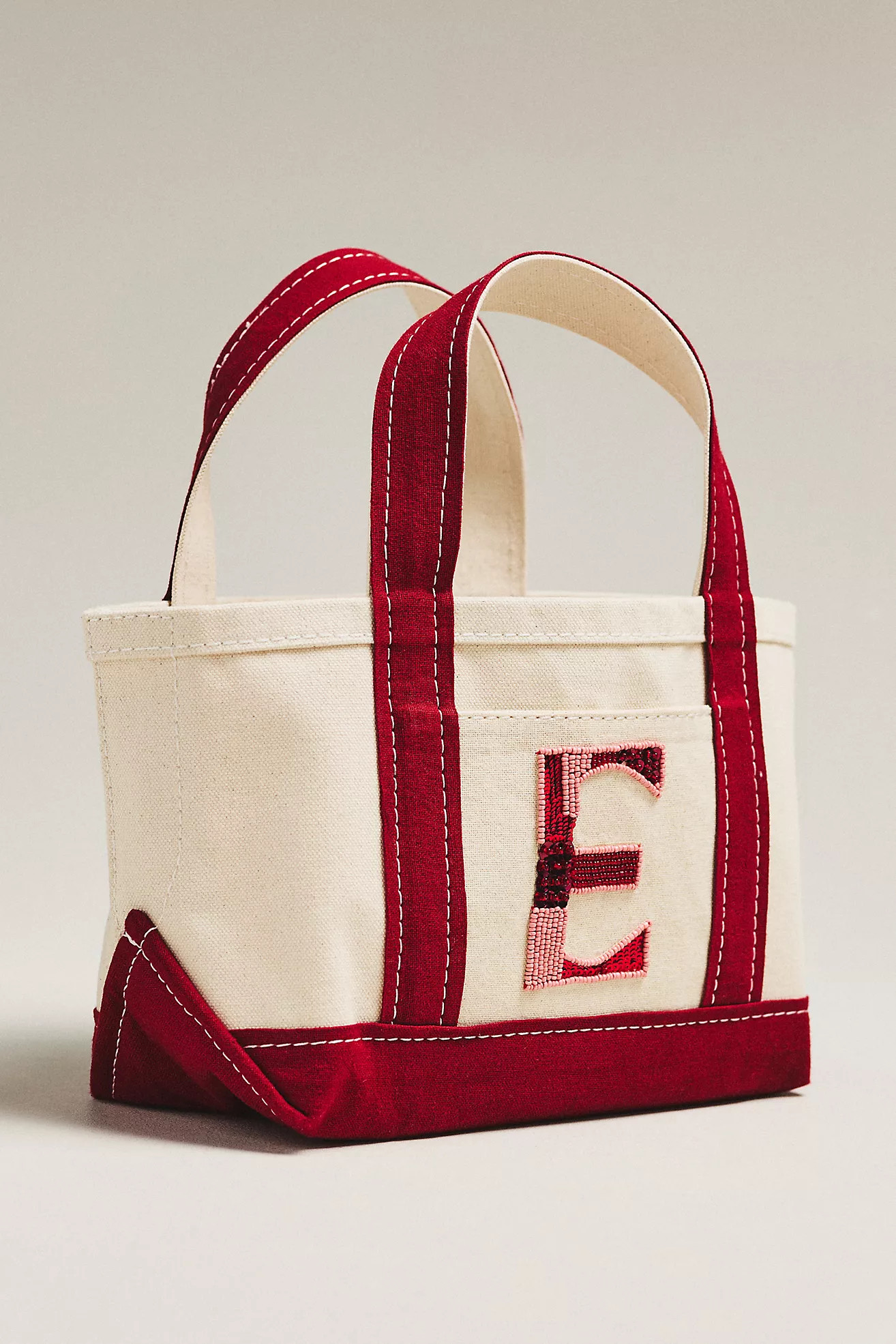 The Hartley Monogram Mini Canvas Tote by Maeve | Anthropologie (US)