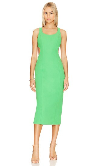Coretta Bonded Midi Dress | Revolve Clothing (Global)