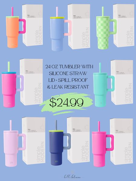 Simple Modern Kids 24 oz Tumbler with Handle and Silicone Straw Lid | Spill Proof and Leak Resistant | Reusable Stainless Steel Bottle 

These are darling and would be such great gifts! 

#LTKkids #LTKGiftGuide #LTKHoliday