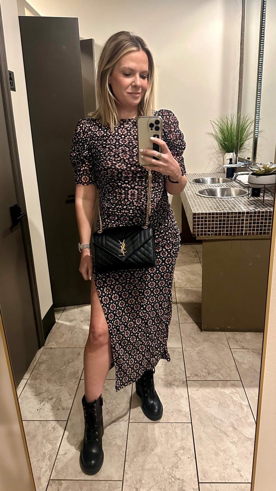 Free People Briella Floral Side Slit Dress on sale!  

#LTKootd #LTKFindsUnder100 #LTKSaleAlert