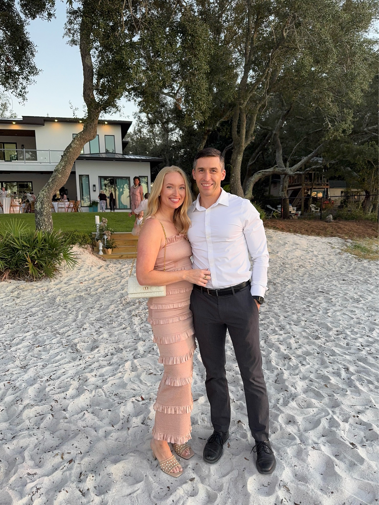 It’s my second time wearing this wedding guest dress! Comes in multiple color options and I’m wearing my normal size 6. It’s very stretchy but also has some compression to it. My friend also borrowed it for an event and she’s a size down from me and it also fit her great. 

Fall wedding guess dress 

#LTKSeasonal #LTKWedding