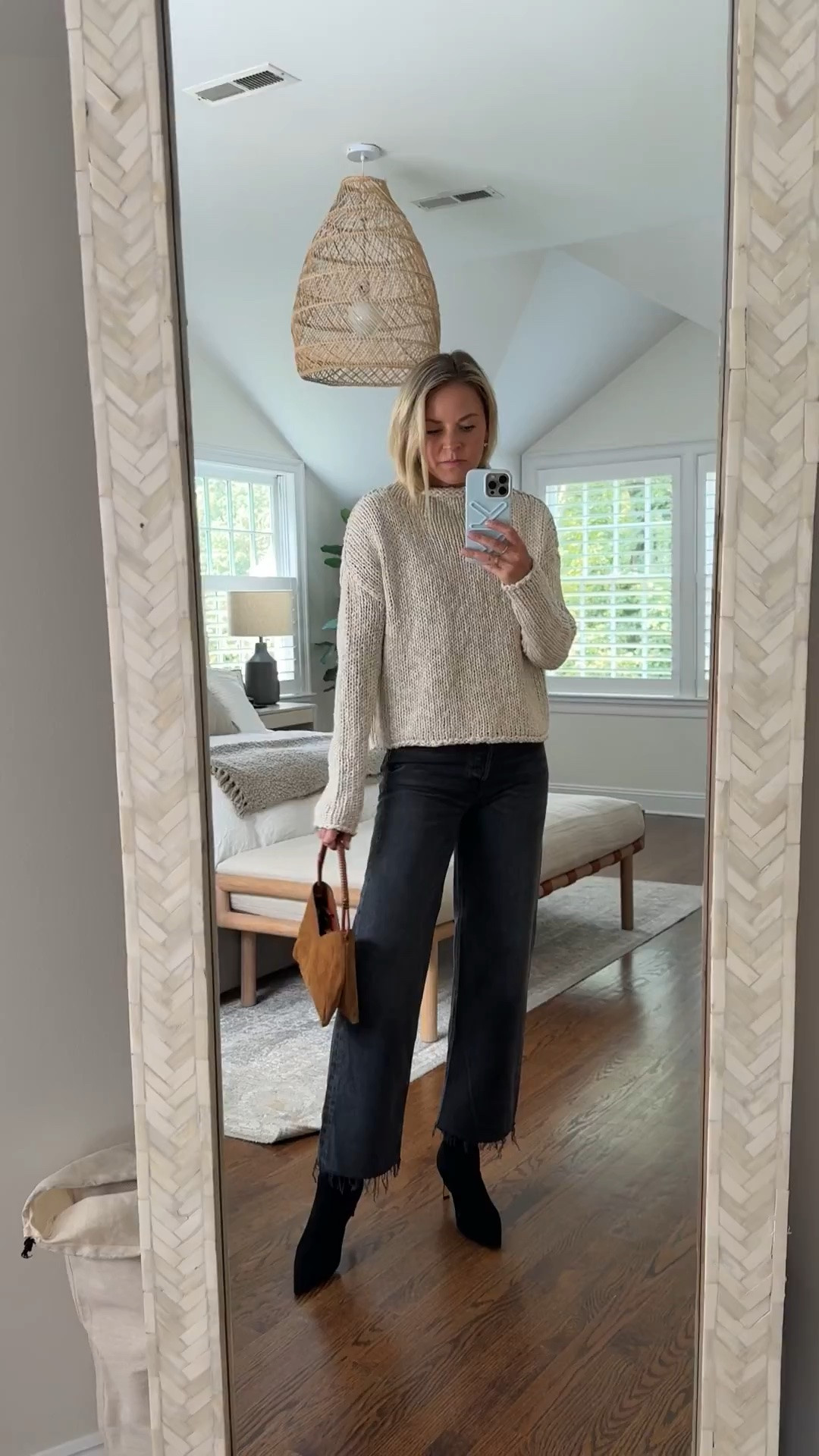 These jeans will be on repeat all fall + winter and they’re included in the Shopbop sale! 
-small sweater,tts 
-26R jeans, tts, I’m 5’5
-booties tts

#LTKSaleAlert