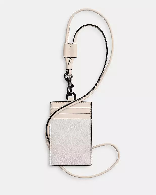 Id Lanyard In Signature Denim | Coach (US)