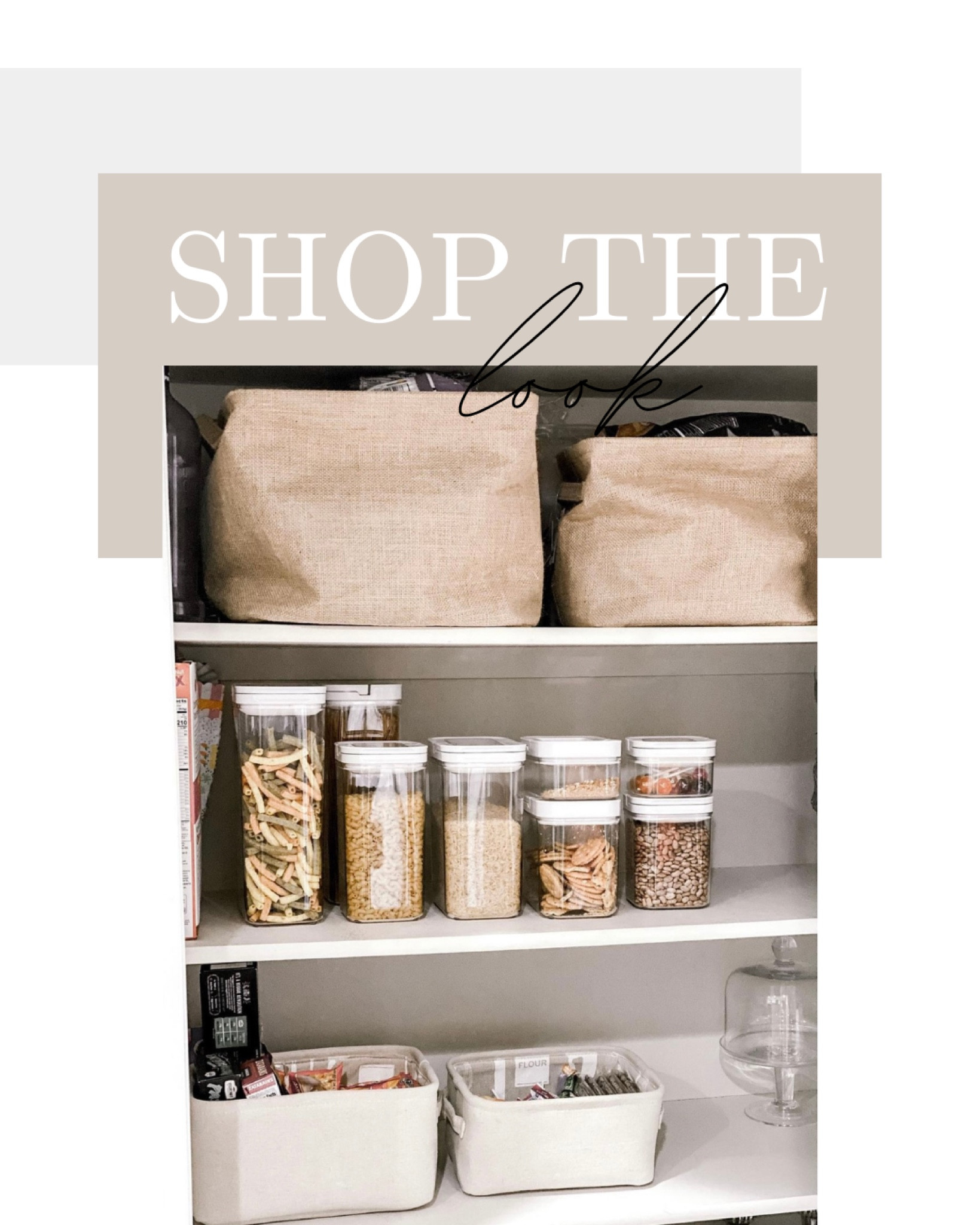 An organized and aesthetic pantry that makes you smile when you walk into it! 

#LTKHome