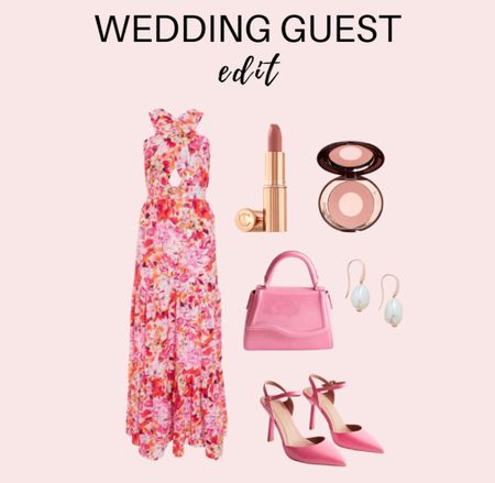 Pink wedding guest outfit inspo featuring high street brands

#LTKwedding #LTKbeauty #LTKeurope