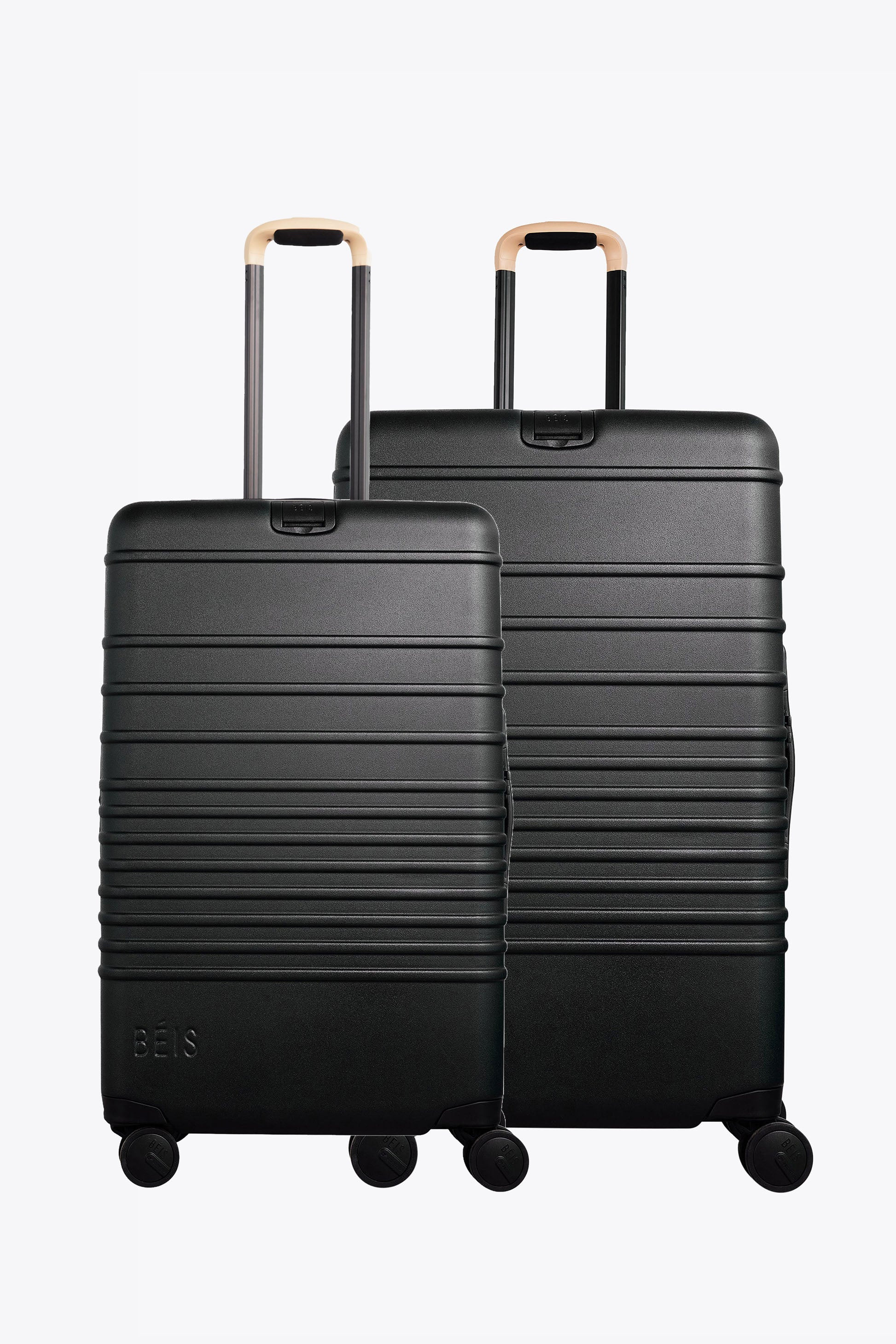 BÉIS 'The Check-In Starter Set' in Black - 26" Medium & 29" Large Check-in 2 Piece Luggage Set | BEIS