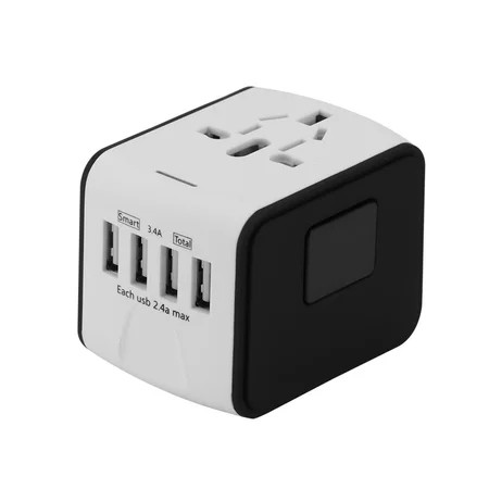 Rainbow Wall Charger with 4 Ports Use Universal Converter International Multifunctional Travel Adapt | Walmart (US)
