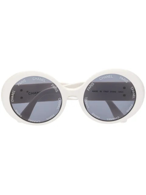 1990s CC logo round sunglasses | Farfetch (CN)