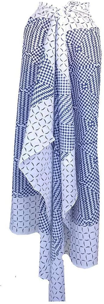 Rastogi Handicrafts 100% Cotton Hand Block Print Sarong Womens Swimsuit Wrap Cover Up Long (73" x 44 | Amazon (US)