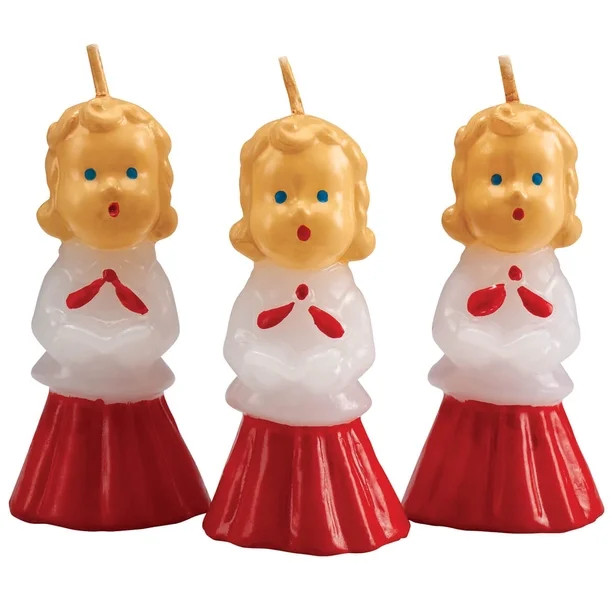 Vintage Christmas Caroler Candle Trio | Walmart (US)