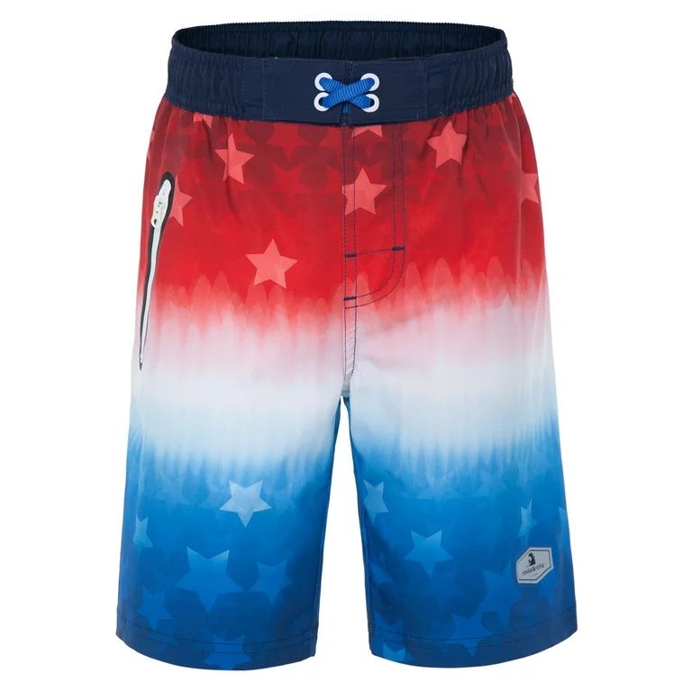 Rokka&Rolla Boys' Quick Dry Board Shorts Mesh Lined Swim Trunks, UPF 50+, Sizes 4-18 | Walmart (US)