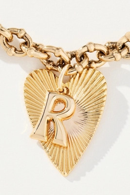 Monogram Heart Pendant Necklace | Anthropologie (US)