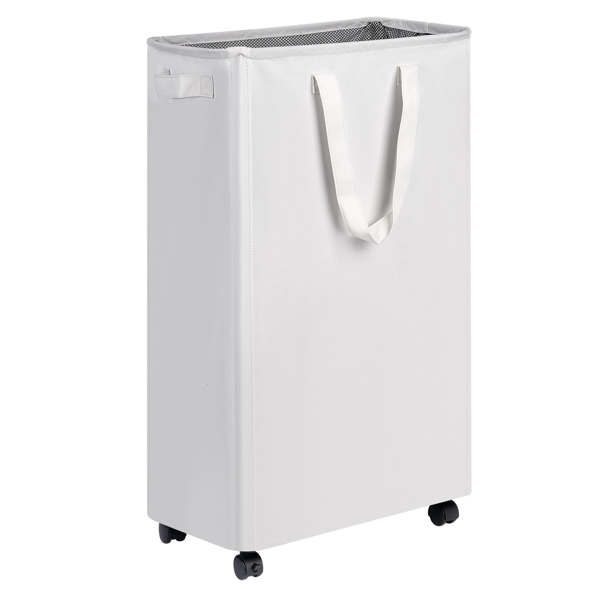 efluky Slim Laundry Hamper with Wheels, Rolling Laundry Basket for Clothes, Small Laundry Basket ... | Amazon (US)